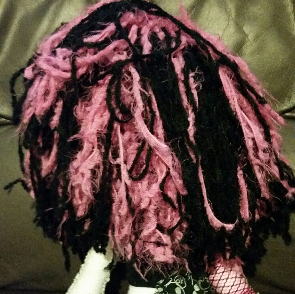 Handmade Goth Rag Doll - Picture 3 of 3